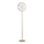 Ondaluce - LED Ρυθμιζόμενο φωτιστικό δαπέδου JOKEY LED/15W/230V 170 cm χρυσό/διάφανο