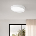 Ondaluce - LED ρυθμιζόμενο φωτιστικό οροφής HALF LED/25W/230V 3000/4000K Ø 38,5 εκ. λευκό
