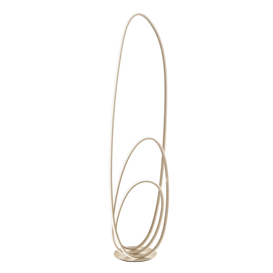 Ondaluce - Ρυθμιζόμενη επιδαπέδια λάμπα LED GOLDEN LED/45W/230V, χρυσή