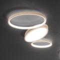Ondaluce - Ρυθμιζόμενο φωτιστικό οροφής LED RICE LED/25W/230V 38x63 cm χρυσό