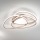 Ondaluce - Ρυθμιζόμενο φωτιστικό οροφής LED ROSE LED/60W/230V 50x54 cm χρυσό