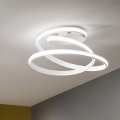 Ondaluce - Ρυθμιζόμενο φωτιστικό οροφής LED VUELTA LED/37W/230V διάμ. 55 cm λευκό