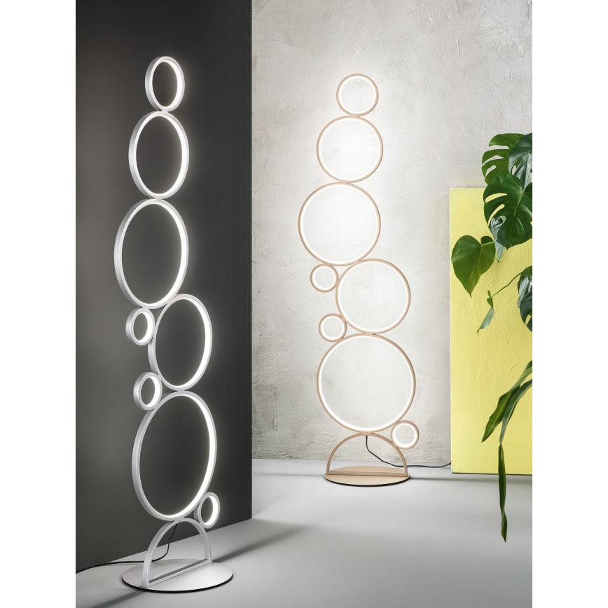 Ondaluce - Ρυθμιζόμενο LED φωτιστικό δαπέδου POIS LED/52W/230V 160 cm χρυσό