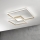 Ondaluce - Ρυθμιζόμενο LED φωτιστικό οροφής DOWEL LED/46W/230V 55x55 cm χρυσό