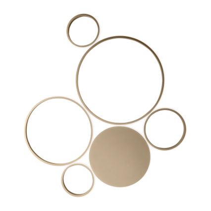 Ondaluce - Ρυθμιζόμενο LED φωτιστικό οροφής POIS LED/68W/230V χρυσό