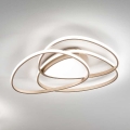 Ondaluce - Ρυθμιζόμενο LED φωτιστικό οροφής ROSE LED/70W/230V 63x67 cm χρυσό