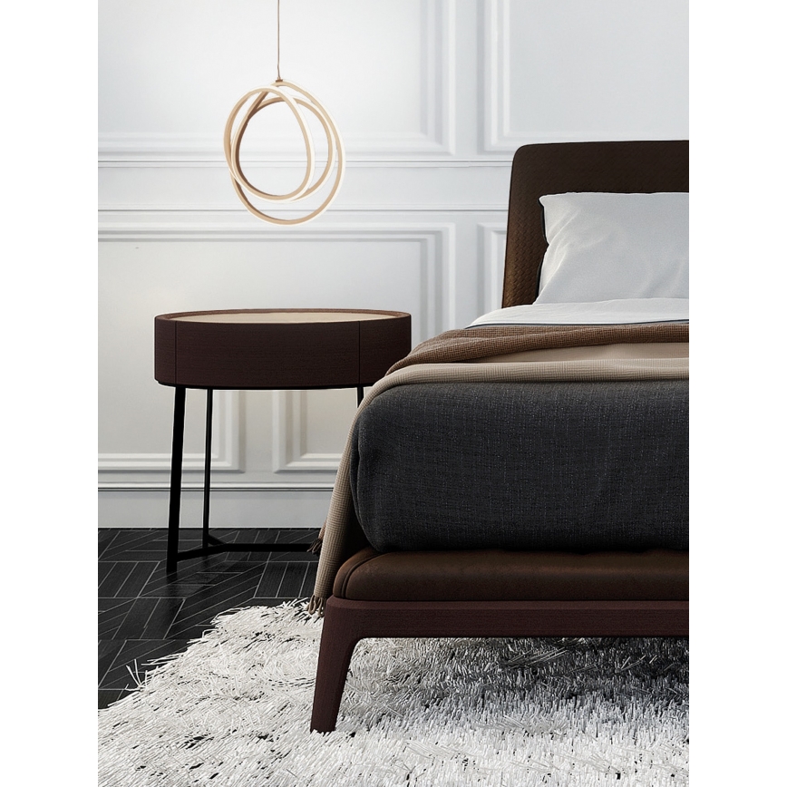 Ondaluce - Ρυθμιζόμενο LED κρεμαστό φωτιστικό σε καλώδιο GOLDEN LED/28W/230V χρυσό