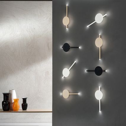 Ondaluce - Ρυθμιζόμενο LED επιτοίχιο φωτιστικό JAMES LED/16W/230V λευκό