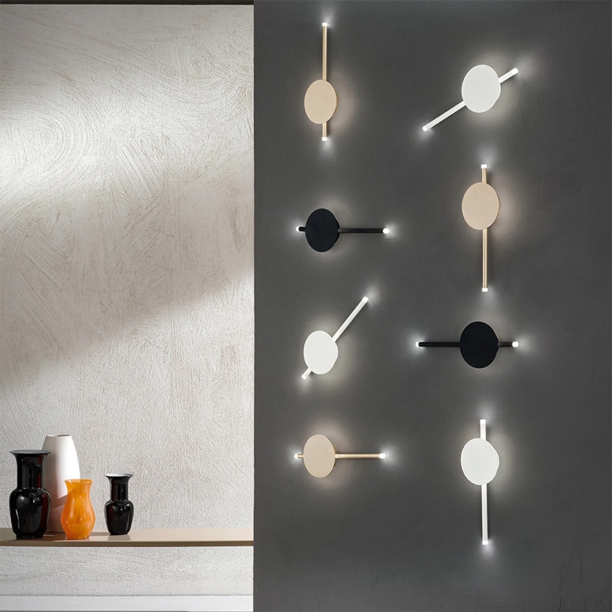 Ondaluce - Ρυθμιζόμενο LED επιτοίχιο φωτιστικό JAMES LED/16W/230V λευκό