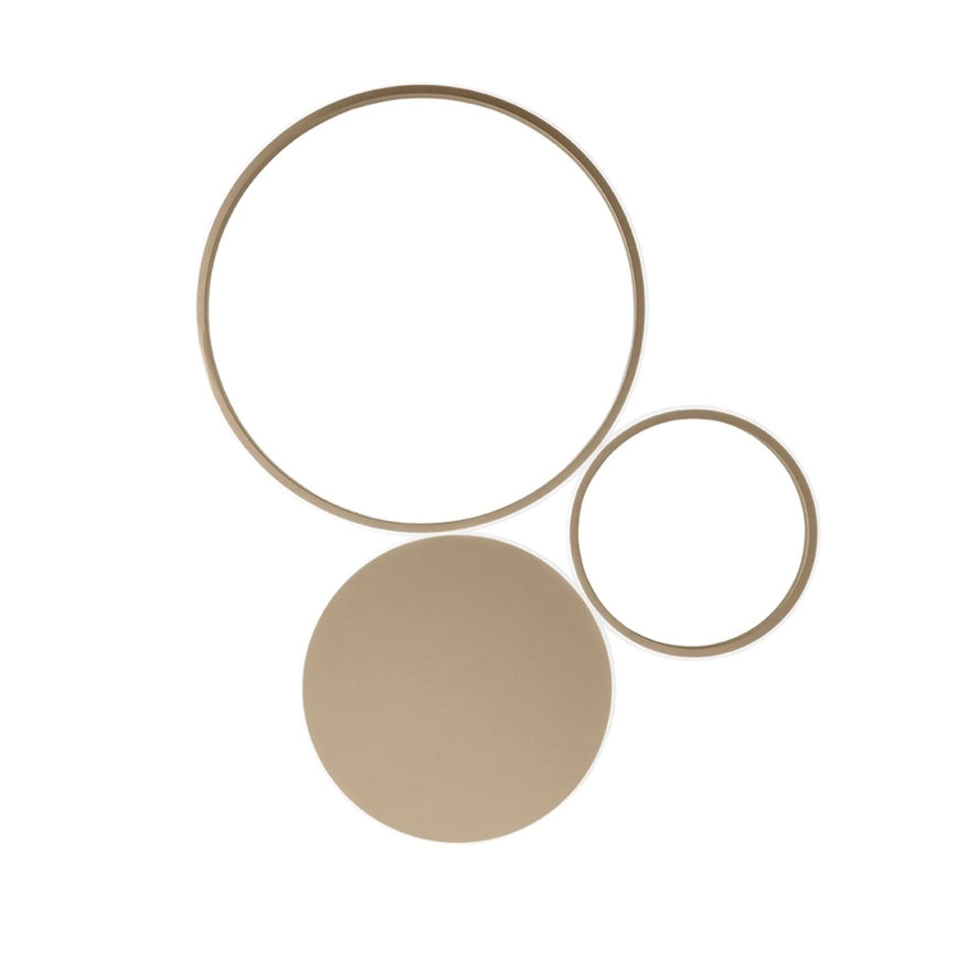 Ondaluce - Ρυθμιζόμενο LED επιτοίχιο φωτιστικό POIS LED/42W/230V χρυσό