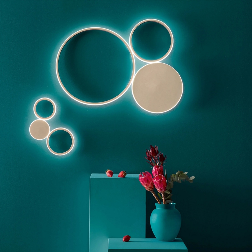 Ondaluce - Ρυθμιζόμενο LED επιτοίχιο φωτιστικό POIS LED/42W/230V χρυσό