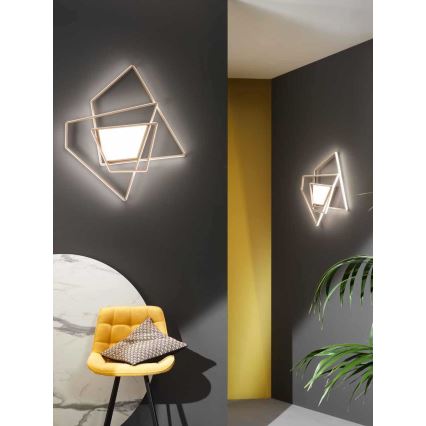 Ondaluce - Ρυθμιζόμενο LED οροφής φωτιστικό GALAXY LED/90W/230V σε χρυσό