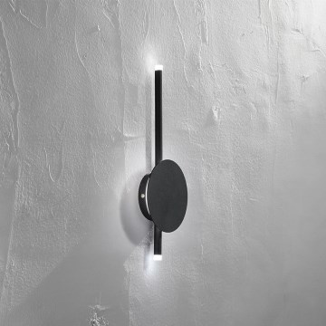 Ondaluce - Ρυθμιζόμενο επιτοίχιο φωτιστικό LED JAMES LED/16W/230V μαύρο