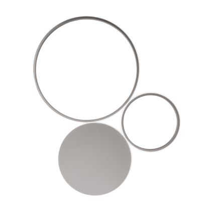 Ondaluce - Ρυθμιζόμενο επιτοίχιο φωτιστικό LED POIS LED/42W/230V ασημί