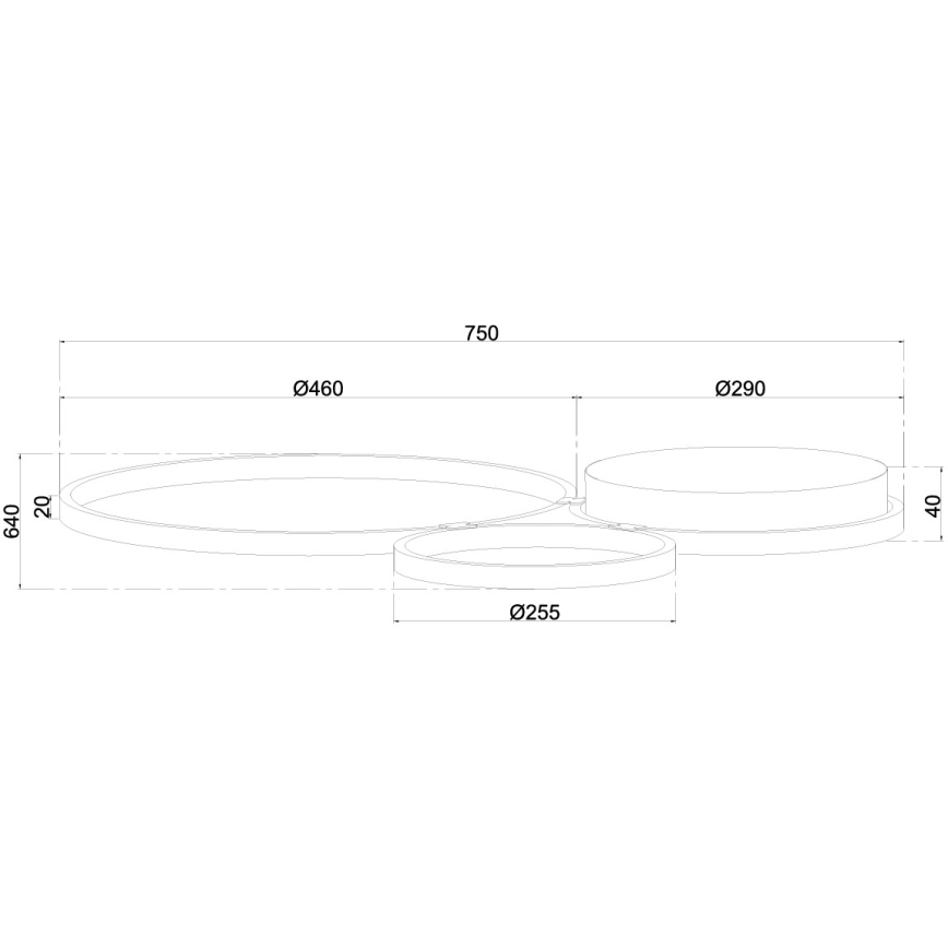 Ondaluce - Ρυθμιζόμενο επιτοίχιο φωτιστικό LED POIS LED/42W/230V ασημί