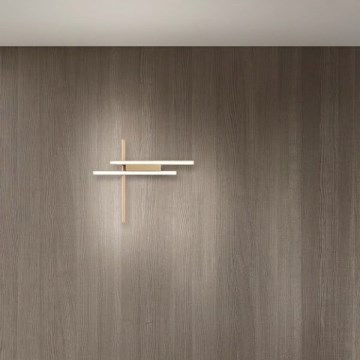 Ondaluce - Ρυθμιζόμενο επιτοίχιο φωτιστικό MOVIDA LED/20W/230V χρυσό