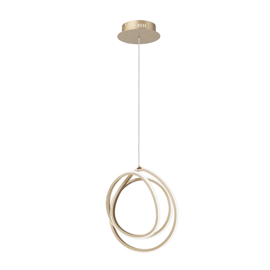 Ondaluce - Ρυθμιζόμενος LED πολυέλαιος με καλώδιο GOLDEN LED/28W/230V pr. 31,5 cm χρυσός