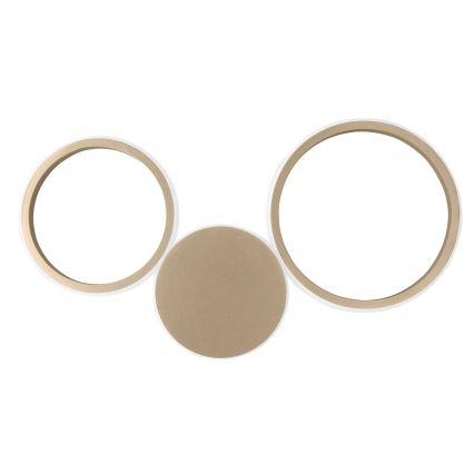 Ondaluce - Επιτοίχιο φωτιστικό LED POIS LED/20W/230V χρυσό