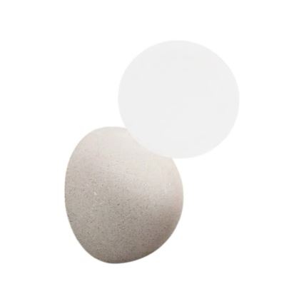 Ondaluce - Επιτοίχιο φωτιστικό ROCK 1xG9/7W/230V λευκό