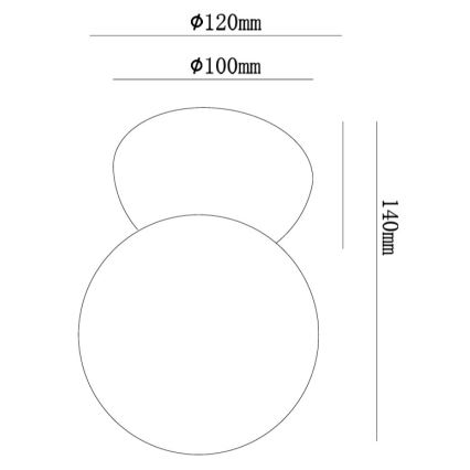 Ondaluce - Επιτοίχιο φωτιστικό ROCK 1xG9/7W/230V λευκό