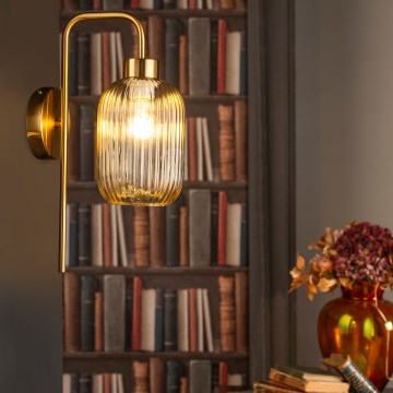 ONLI - Απλίκα DOROTY 1xE27/15W/230V ορείχαλκος