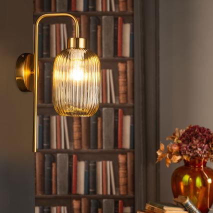 ONLI - Απλίκα DOROTY 1xE27/15W/230V ορείχαλκος