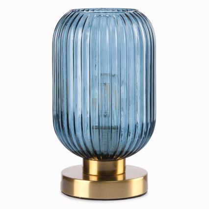 ONLI - Eπιτραπέζια λάμπα DOROTY 1xE27/22W/230V μπλε/χρυσαφί