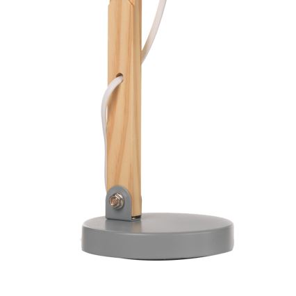 ONLI - Eπιτραπέζια λάμπα NORA 1xE14/6W/230V γκρι