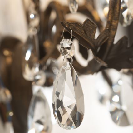 ONLI - Eπιτραπέζια λάμπα TERESA 1xE14/6W/230V μπρονζέ