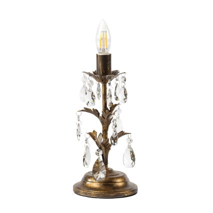 ONLI - Eπιτραπέζια λάμπα TERESA 1xE14/6W/230V μπρονζέ