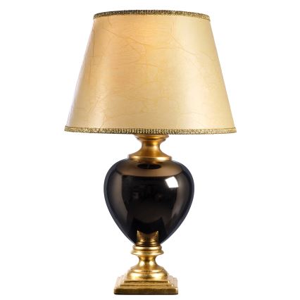 ONLI - Eπιτραπέζιο φωτιστικό AMADEUS 1xE27/15W/230V 72 cm μαύρο/χρυσό