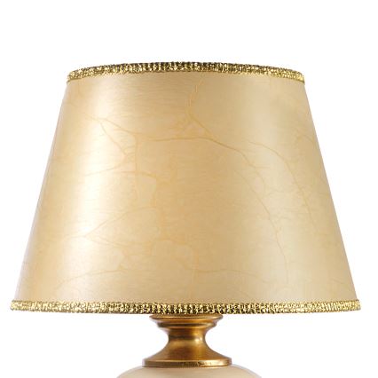 ONLI - Eπιτραπέζιο φωτιστικό AMADEUS 1xE27/15W/230V 72 cm μπεζ/χρυσό