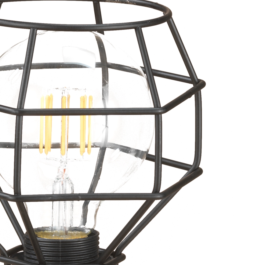 ONLI - Eπιτραπέζιο φωτιστικό ΑΡΑΧΝΗ 1xE27/15W/230V 23 cm μαύρο/καφέ