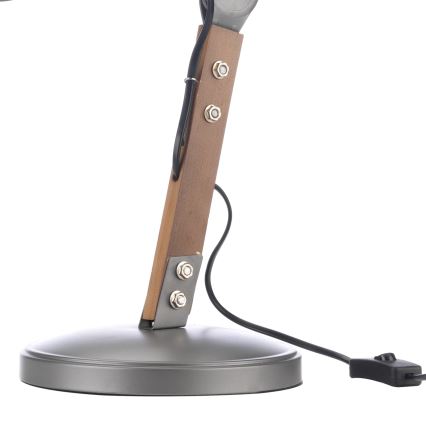 ONLI - Eπιτραπέζιο φωτιστικό ARCHITETTO 1xE27/22W/230V 62 cm γκρι/καφέ