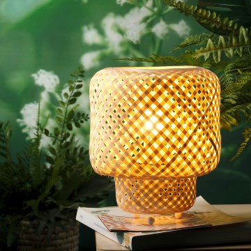 ONLI - Eπιτραπέζιο φωτιστικό BAMBOO 1xE27/22W/230V μπαμπού