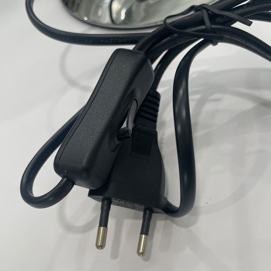 ONLI - Eπιτραπέζιο φωτιστικό BRUCE 1xE27/15W/230V 40 cm ματ χρώμιο