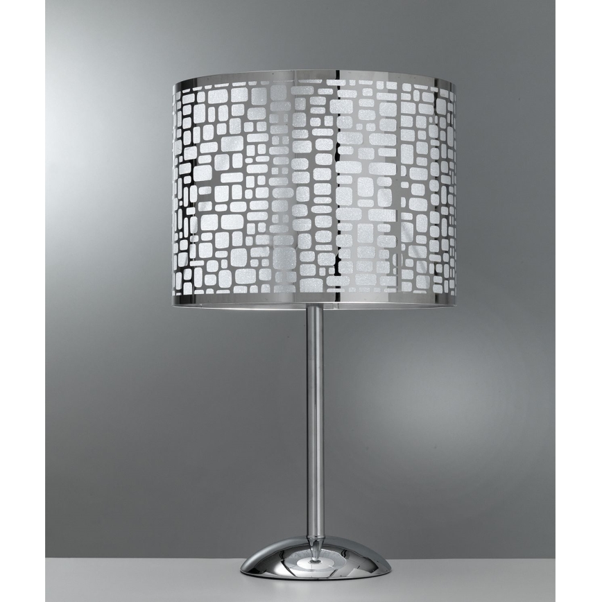 ONLI - Eπιτραπέζιο φωτιστικό BRUCE 1xE27/15W/230V 52 cm ματ χρώμιο