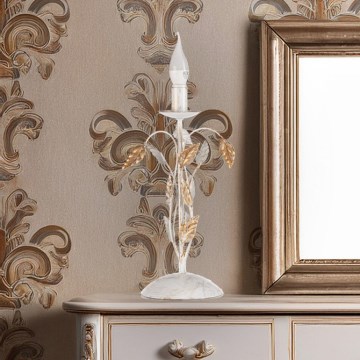 ONLI - Eπιτραπέζιο φωτιστικό COLLANA 1xE14/6W/230V 40 cm λευκό