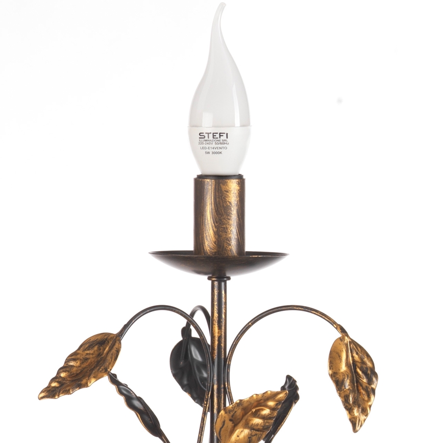 ONLI - Eπιτραπέζιο φωτιστικό COLLANA 1xE14/6W/230V 40 cm μπρονζέ