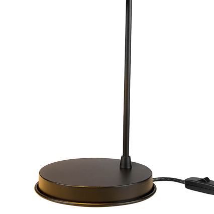 ONLI - Eπιτραπέζιο φωτιστικό ISTANBUL 1xE27/22W/230V 50 cm μαύρο