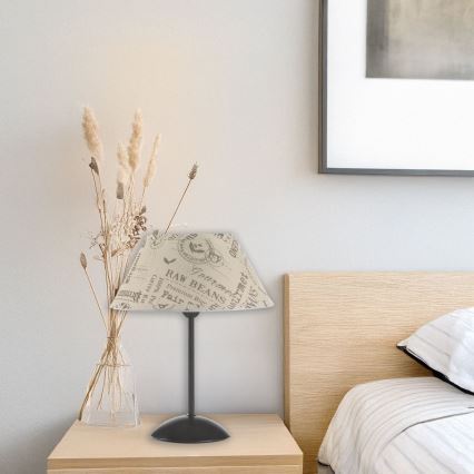 ONLI - Eπιτραπέζιο φωτιστικό MAIDA 1xE27/15W/230V 38 cm καφέ