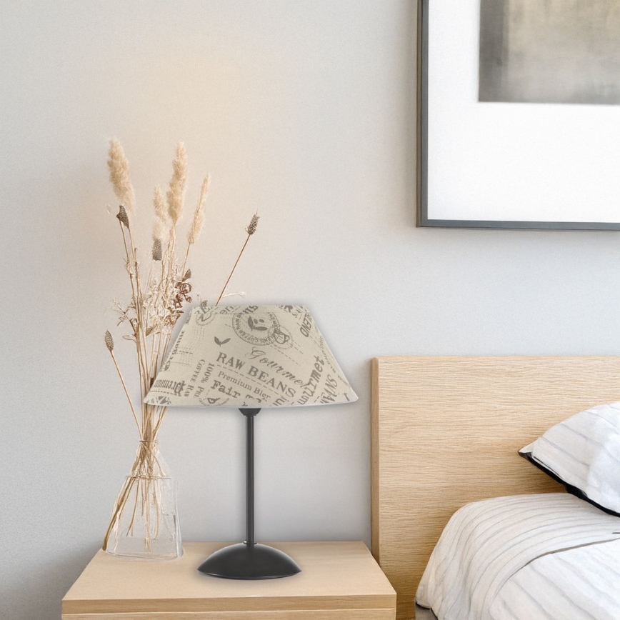 ONLI - Eπιτραπέζιο φωτιστικό MAIDA 1xE27/15W/230V 38 cm καφέ