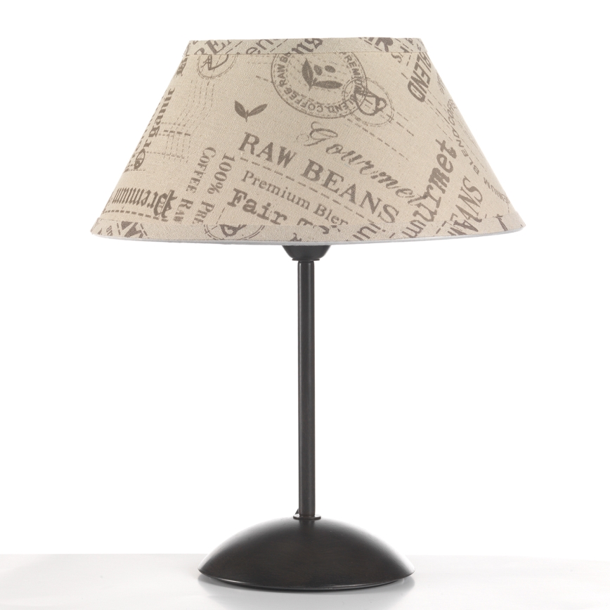 ONLI - Eπιτραπέζιο φωτιστικό MAIDA 1xE27/15W/230V 38 cm καφέ