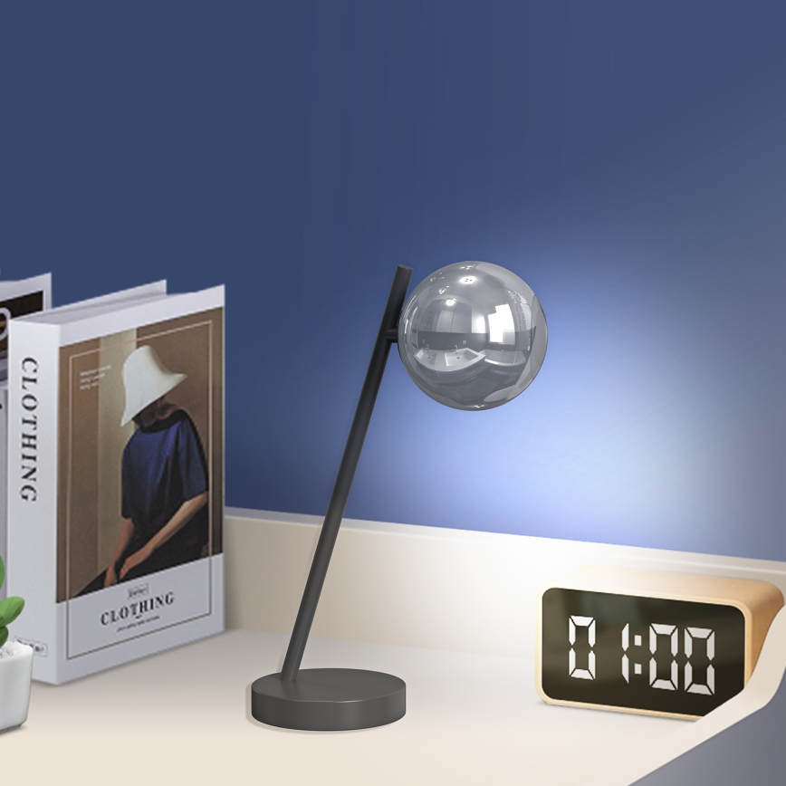 ONLI - Eπιτραπέζιο φωτιστικό PALOMA 1xG9/10W/230V 38,5 cm μαύρο/φιμέ