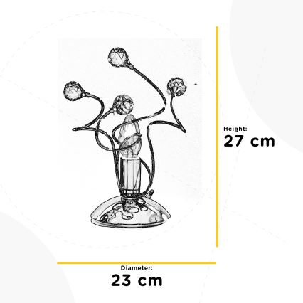 ONLI - Eπιτραπέζιο φωτιστικό TRILLY 1xE14/6W/230V