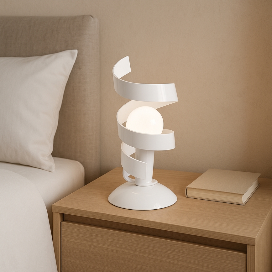 ONLI - Eπιτραπέζιο φωτιστικό ZOE 1xE14/6W/230V 22 cm λευκό