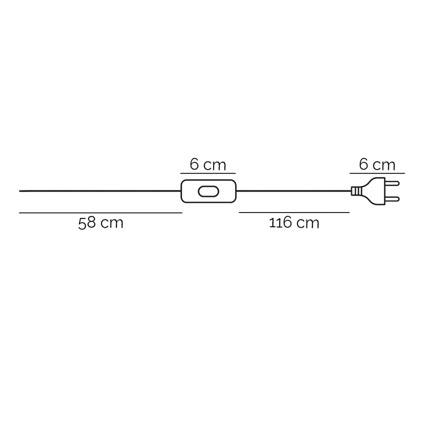 ONLI - Eπιτραπέζιο φωτιστικό ZOE 2xE14/6W/230V 65 cm λευκό