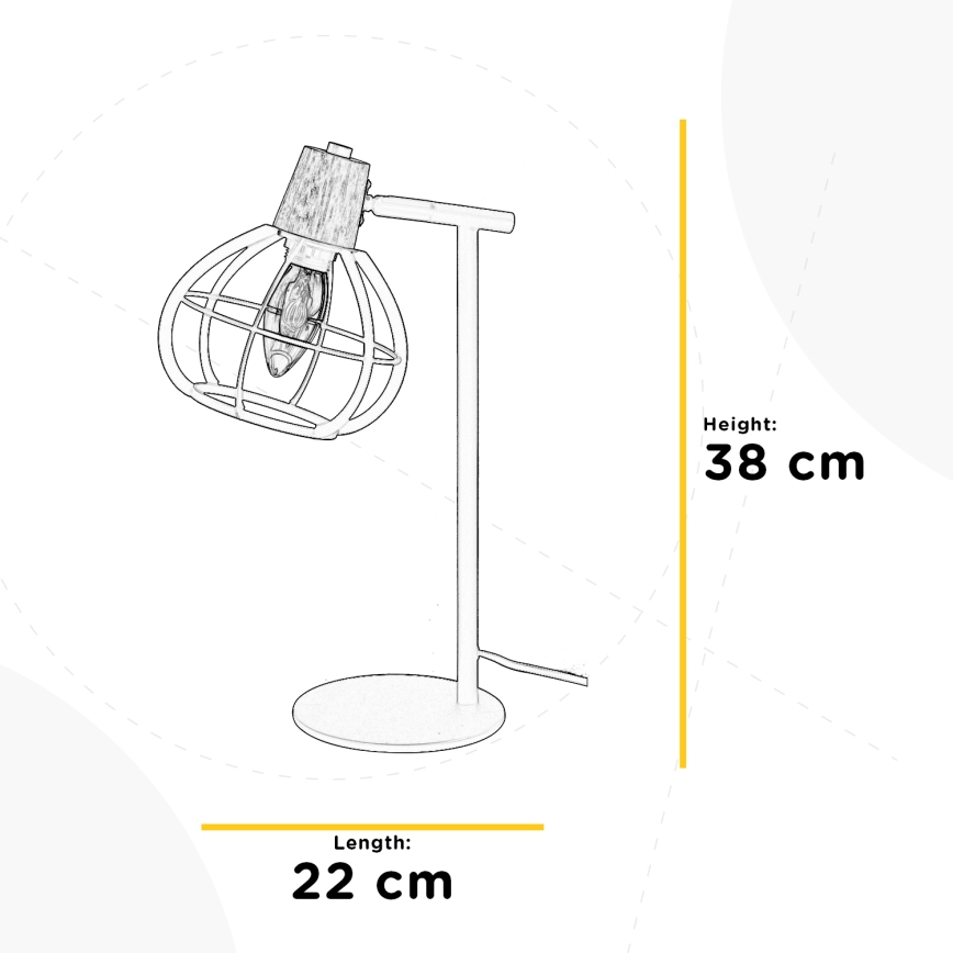 ONLI - Eπιτραπέζια λάμπα GINGER 1xE14/6W/230V