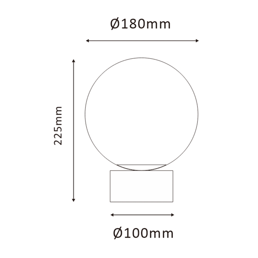 ONLI - Eπιτραπέζια λάμπα JANET 1xE14/6W/230V διάμετρος 20 cm