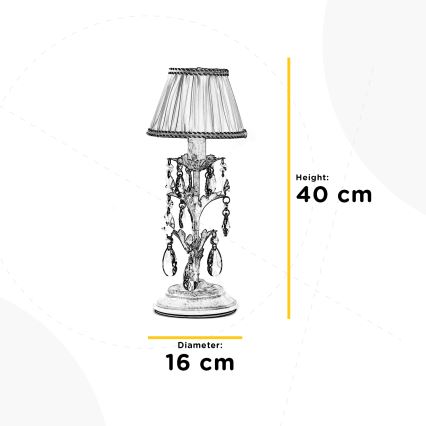 ONLI - Eπιτραπέζια λάμπα KAREN 1xE14/6W/230V χρυσαφί